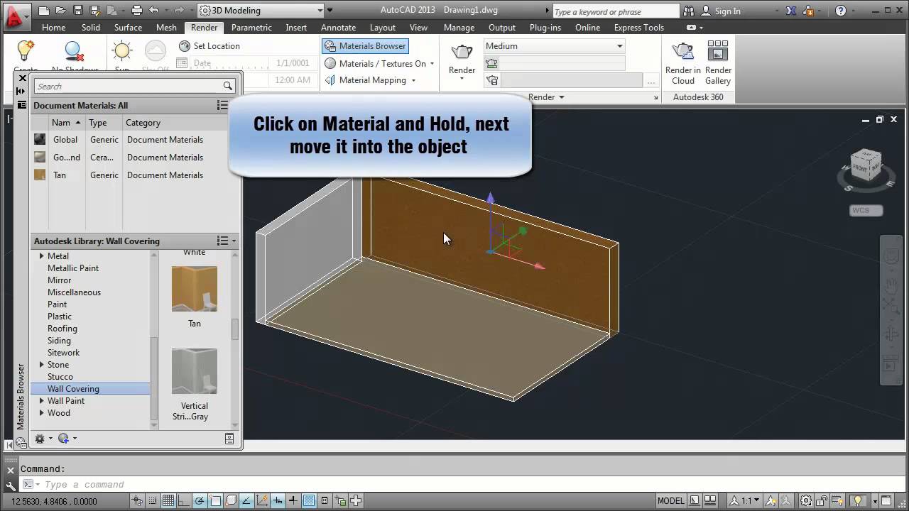 download material library autocad 2013